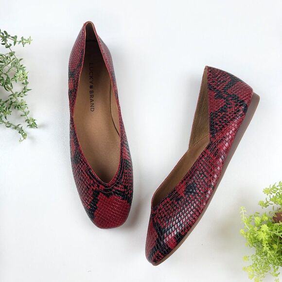 NIB Lucky Brand Alba Ballet Flat - Picture 1 of 9